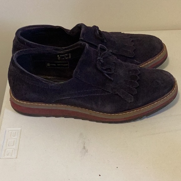 Bugatti Navy Suede Loafers - Picture 4 of 6
